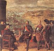 ZURBARAN  Francisco de Defence of Cadiz against the English oil painting artist